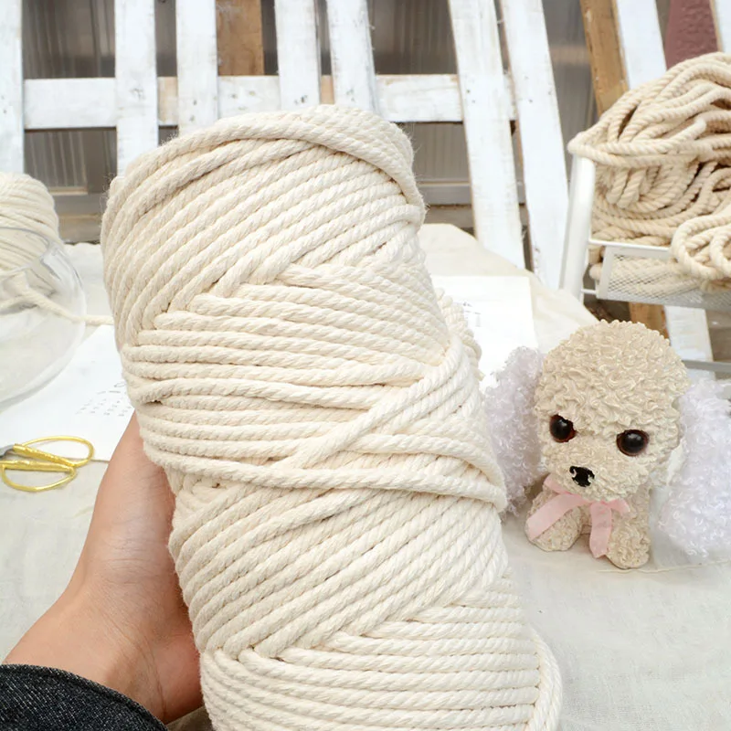 3mm 4mm 5mm 6mm Wholesale Cotton Macrame Cord from china factory