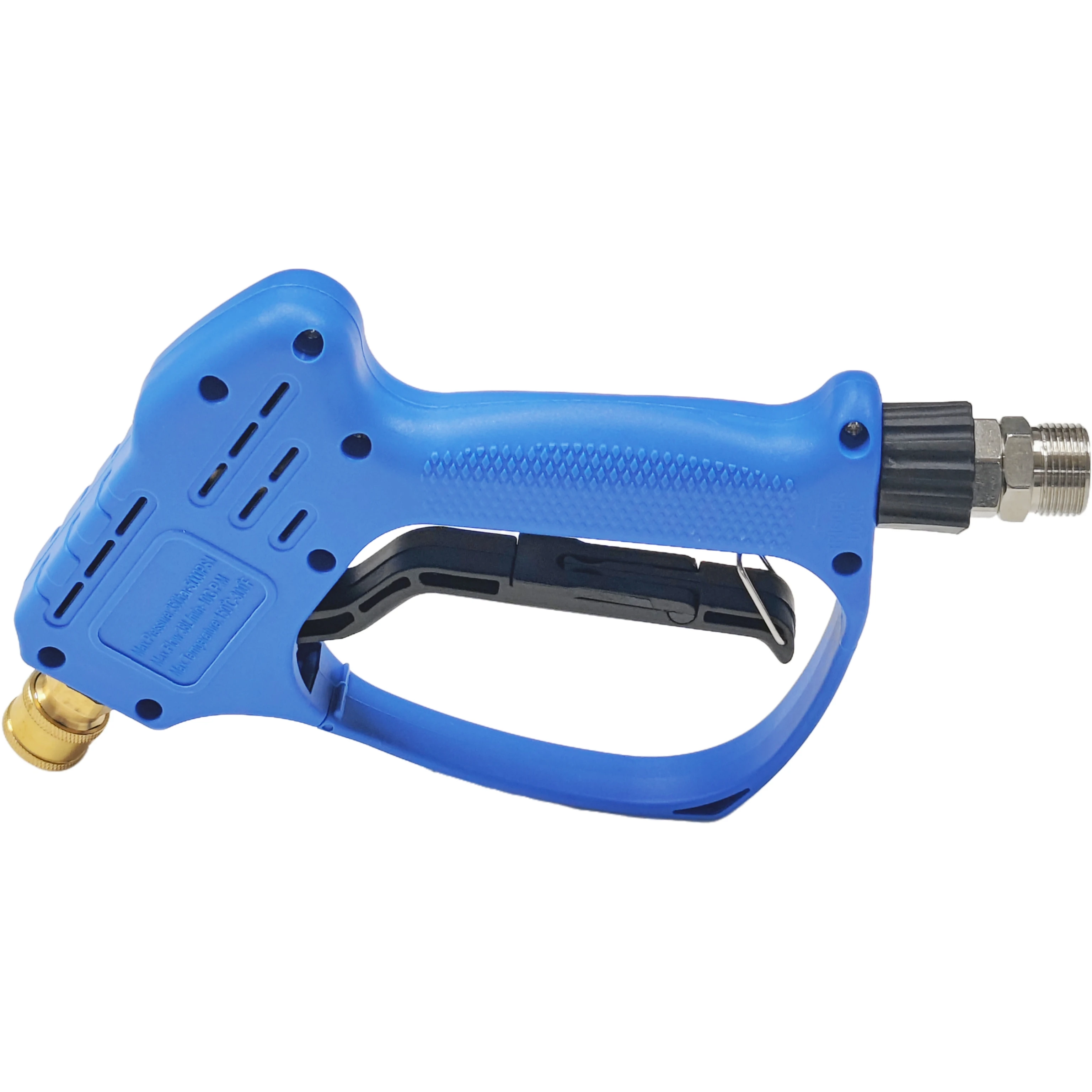 1/4 High Pressure Washer Gun 3000 PSI Car Wash Foam Spray Short Wand w/5 Nozzle