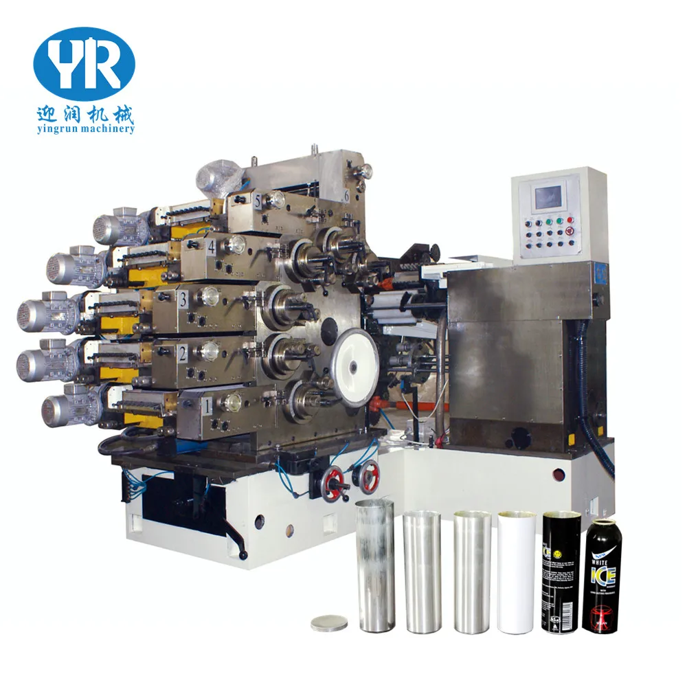 6 цвет офсетная печатная машина для алюминиевых складных трубок