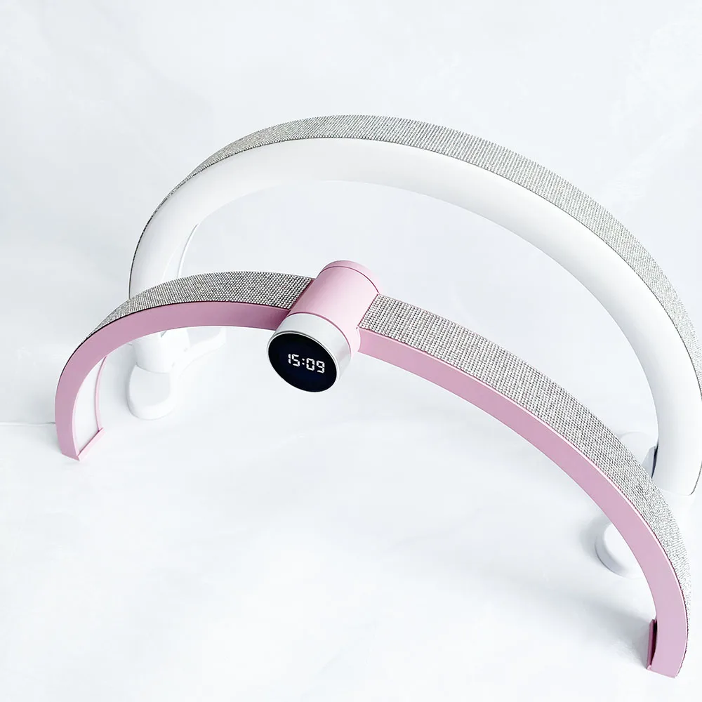 White Pink Black Desk Lamp Nail Half Moon Arch Nail Tools Black Painting Desk Table Lamps Beauty Salon Manicurist LED Nail Lamp
