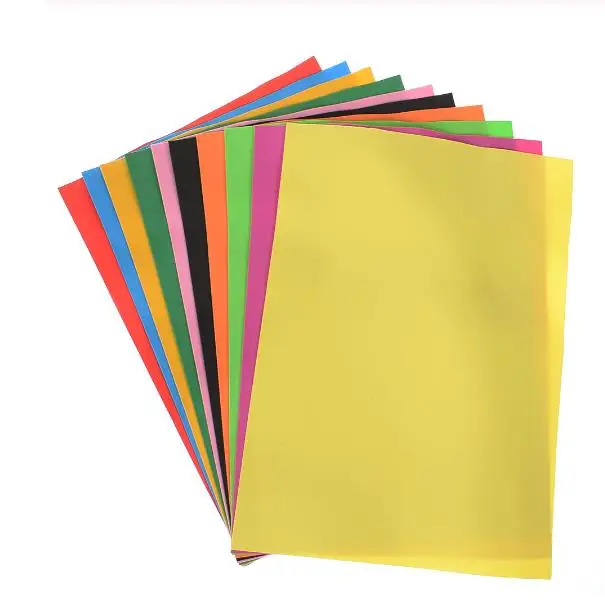 HOT Selling Multicolor A4 Sponge EVA Foam Paper Sheet Funky Kids Handmade DIY Hand Craft Scrapbooking Paper Craft For Art Class