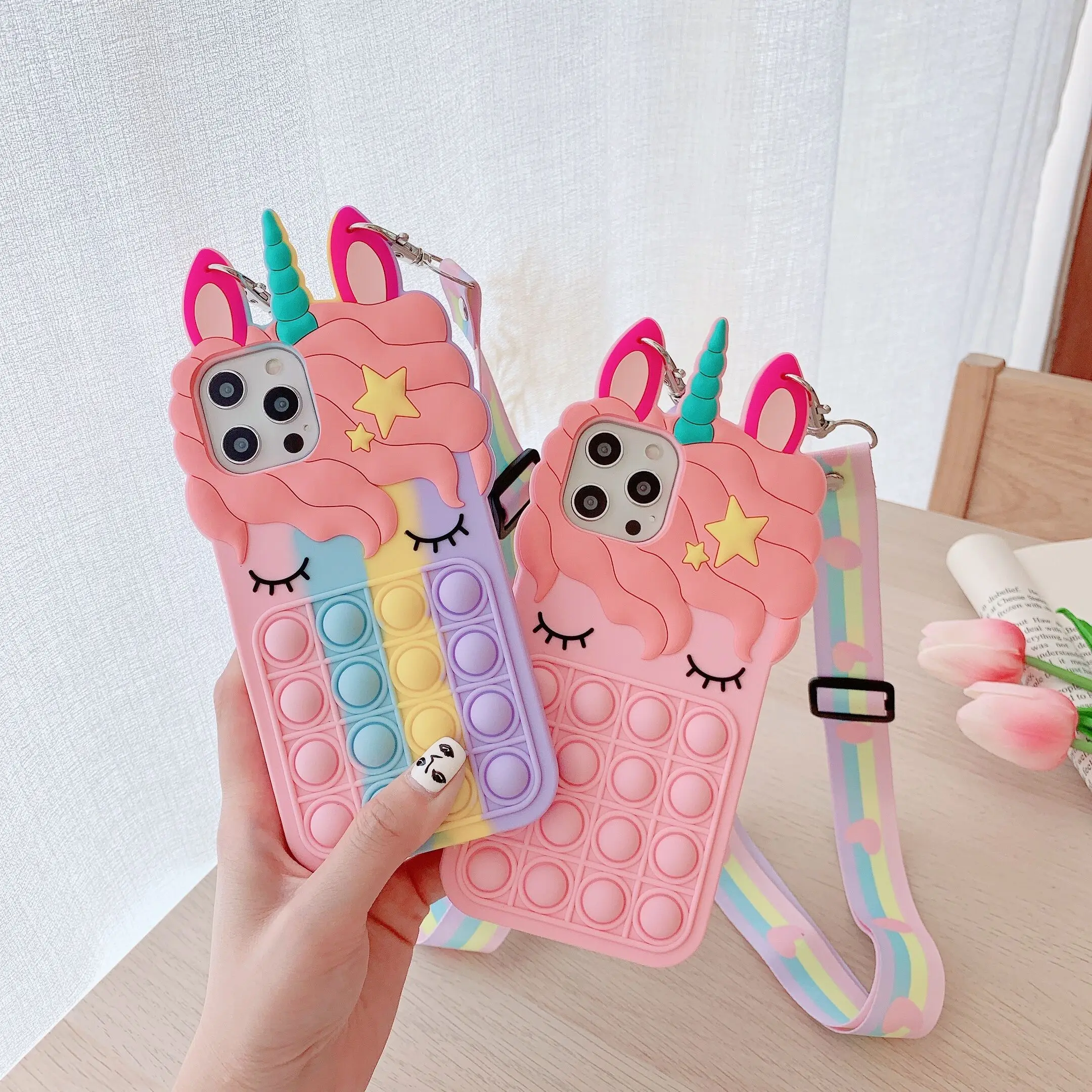 New arrival Silicone Cute Animal phone case for iPhone, Design for iPhone 12 11 Pro Max XR XS