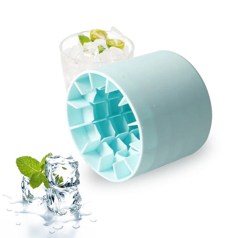 Новый дизайн 2023, портативная круглая форма для льда «сделай сам», домашняя точилка для пива, Пластиковая точилка для льда, форма для льда, контейнер, производитель для кемпинга