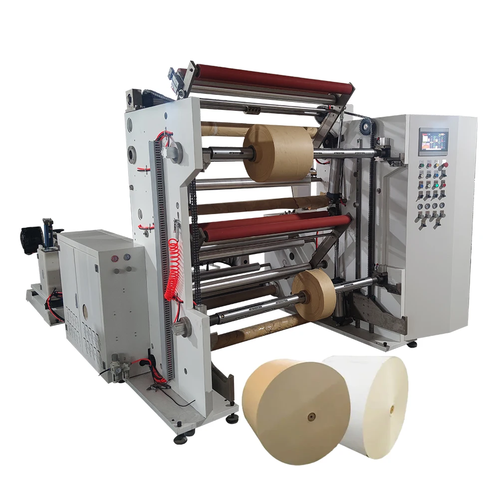 jumbo roll paper slitting machine kraft paper roll  non woven fabric adhesive paper slitting machine