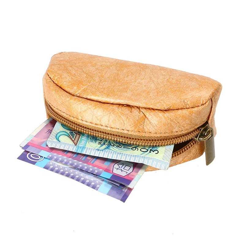 Factory custom creative design wallet  durable coin  purse  daily life  storage bag Tyvek  paper  waterproof  wallet