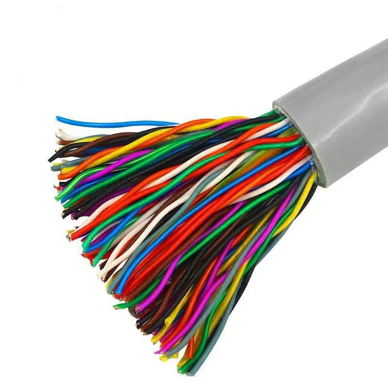 Telco Cable Color Code HSYV Cat3 Multi Pair 50 100 200 pairs underground Indoor And Outdoor Telephone cable Communication Cable