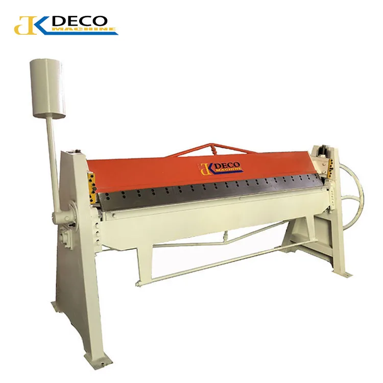 
metal sheet manual folding machine 