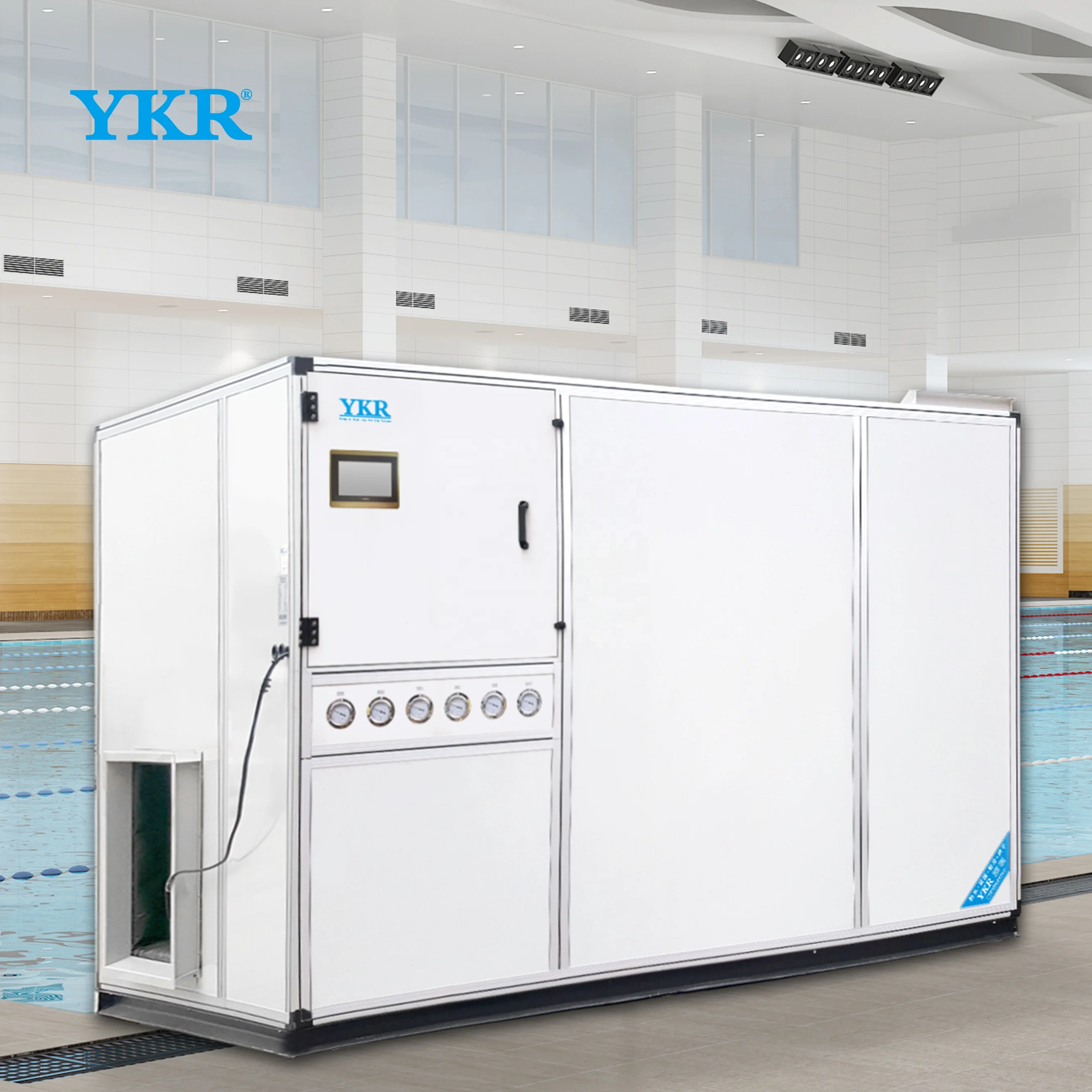Swimming pool heat pump   Swimming pool thermostatic dehumidifier Factory direct sales are suitable for swimming pool venues an