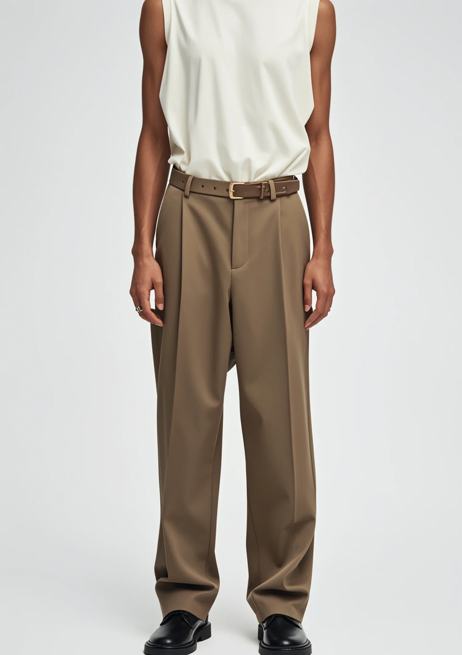 Water resistant feature benefit Mens leisure trousers made of polyester cotton blend, Feature Water resistance Benefit