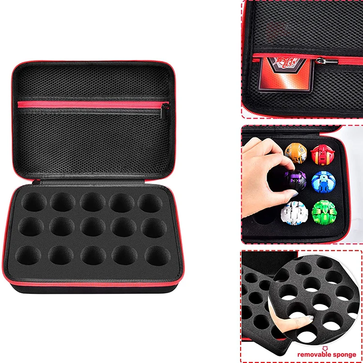Toy Storage Case EVA Storage Case for Bakugan Toys Display Organizer Case