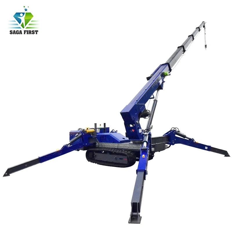 Crawler Spider Crane with Intelligent Control for Safe and Quick Operation