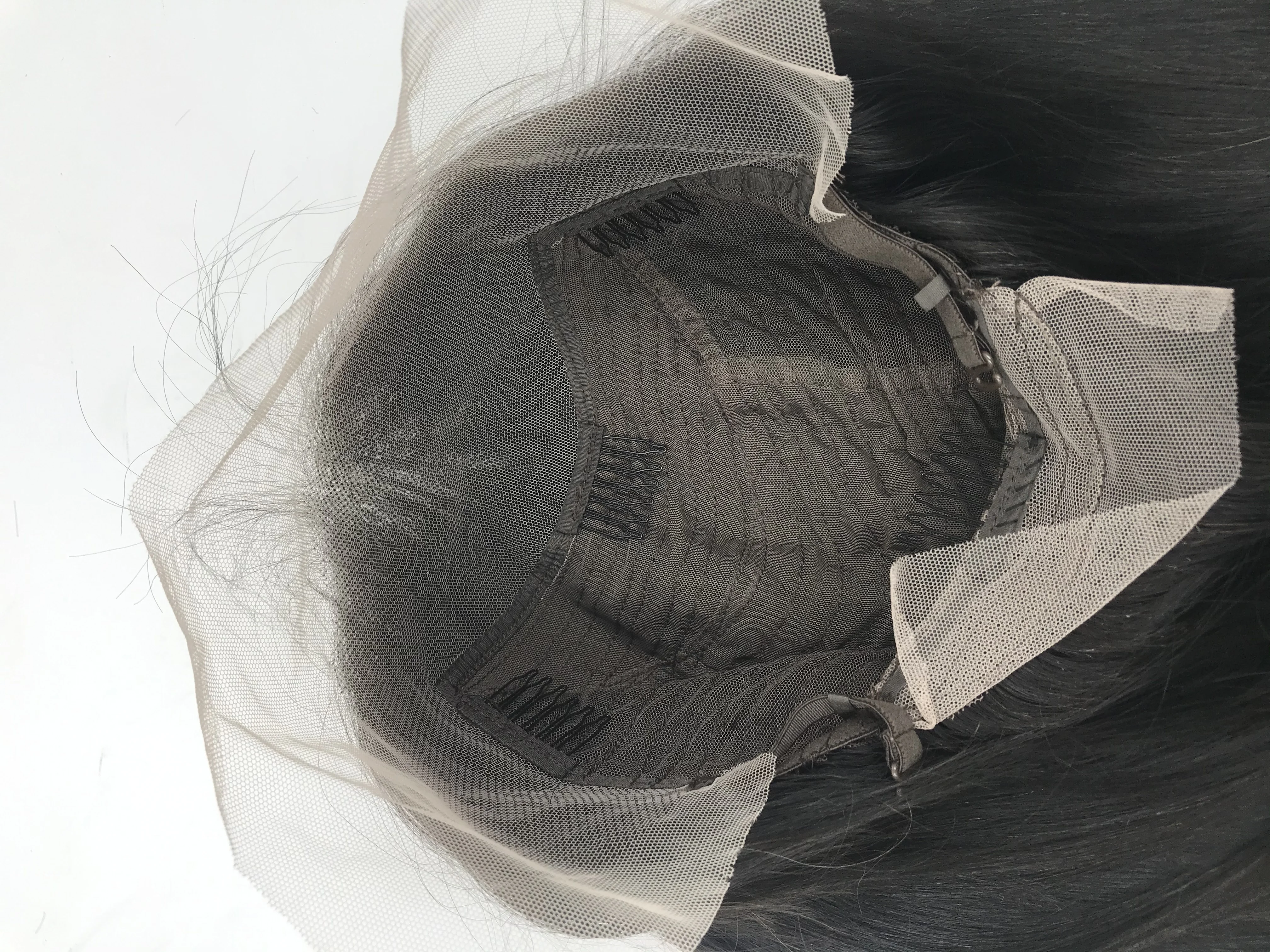 natural hairline 14inch beautiful hand crafted remy human hair lace front bob style wigs with natural knot