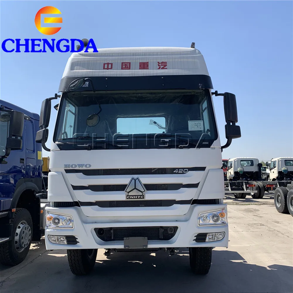 SINO TRUCK Howo 6x4 420hp Used Trailer Tractor Truck Head Price