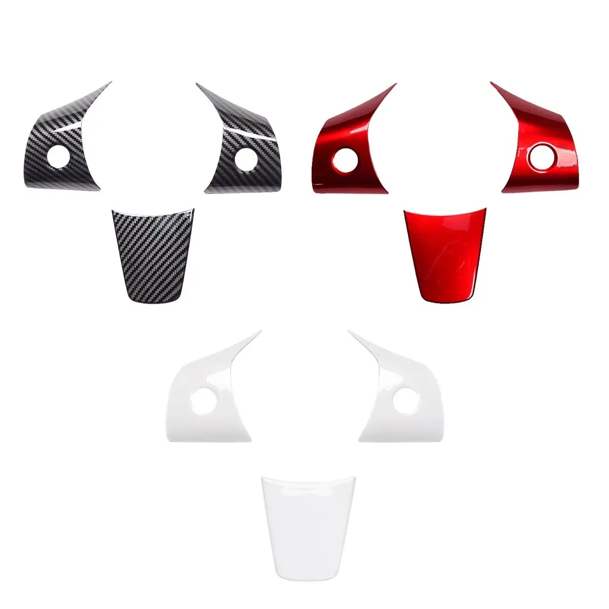 Защитная пленка на панель рулевого колеса декоративная наклейка из углеродного волокна для Tesla Model 3 модель