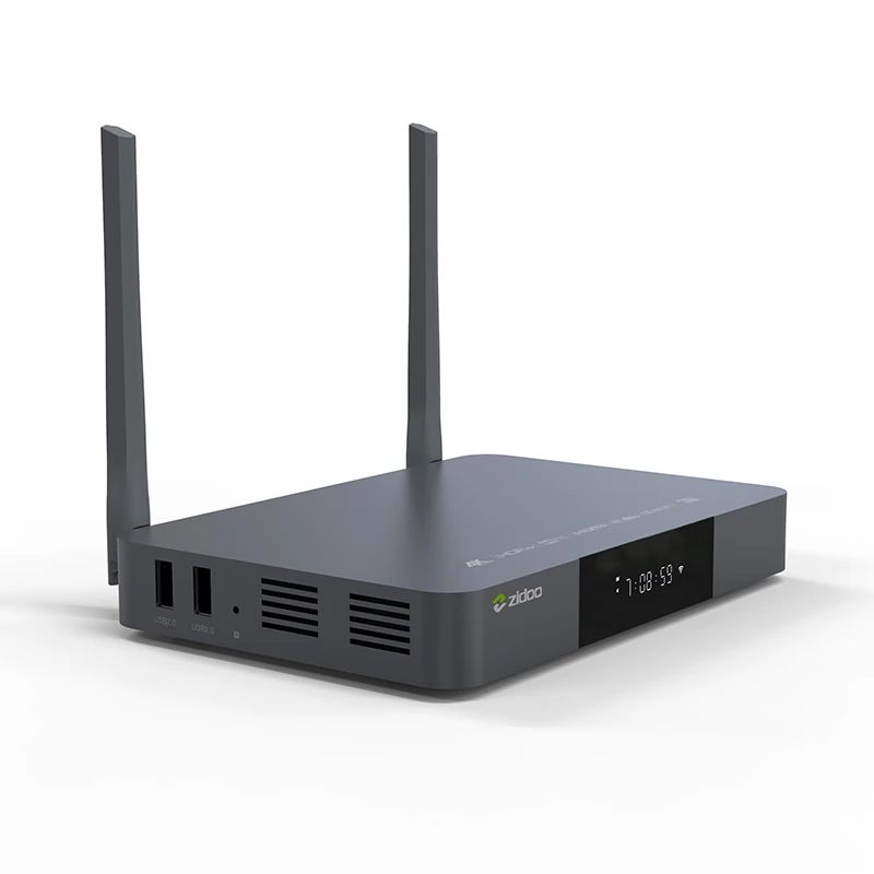  Смарт ТВ-приставка Zidoo Z9X Android 9 0 1000M 4K HDR Realtek RTD1619DR 2 Гб DDR4 16 ПЗУ телеприставка с поддержкой Dolby Vision BD MV
