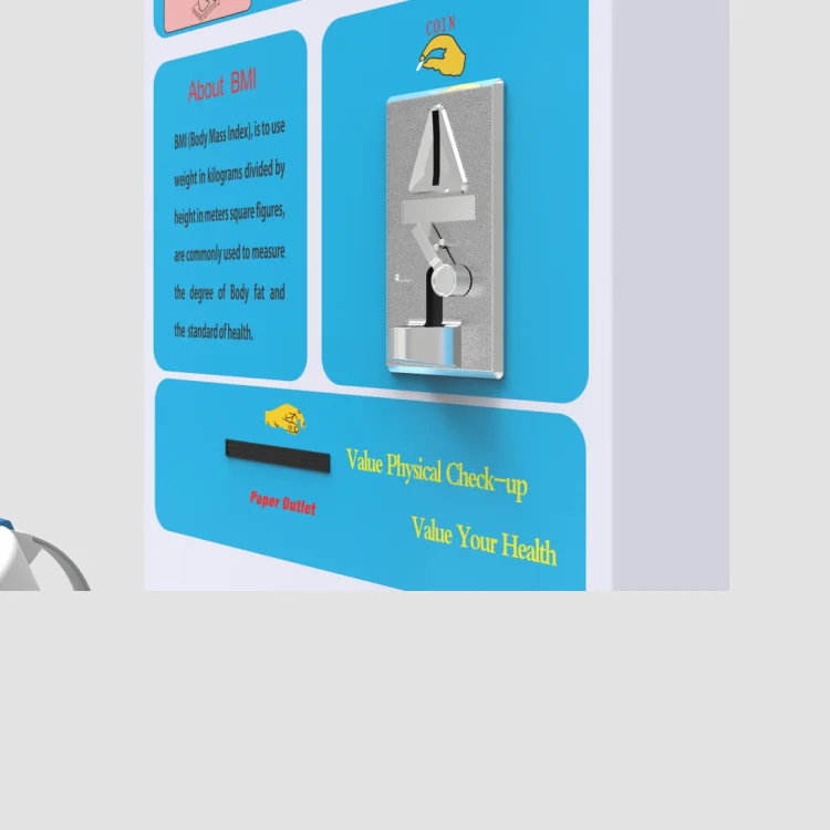 Good performance height weight scale Height Weight BMI Scale with Thermal Printer