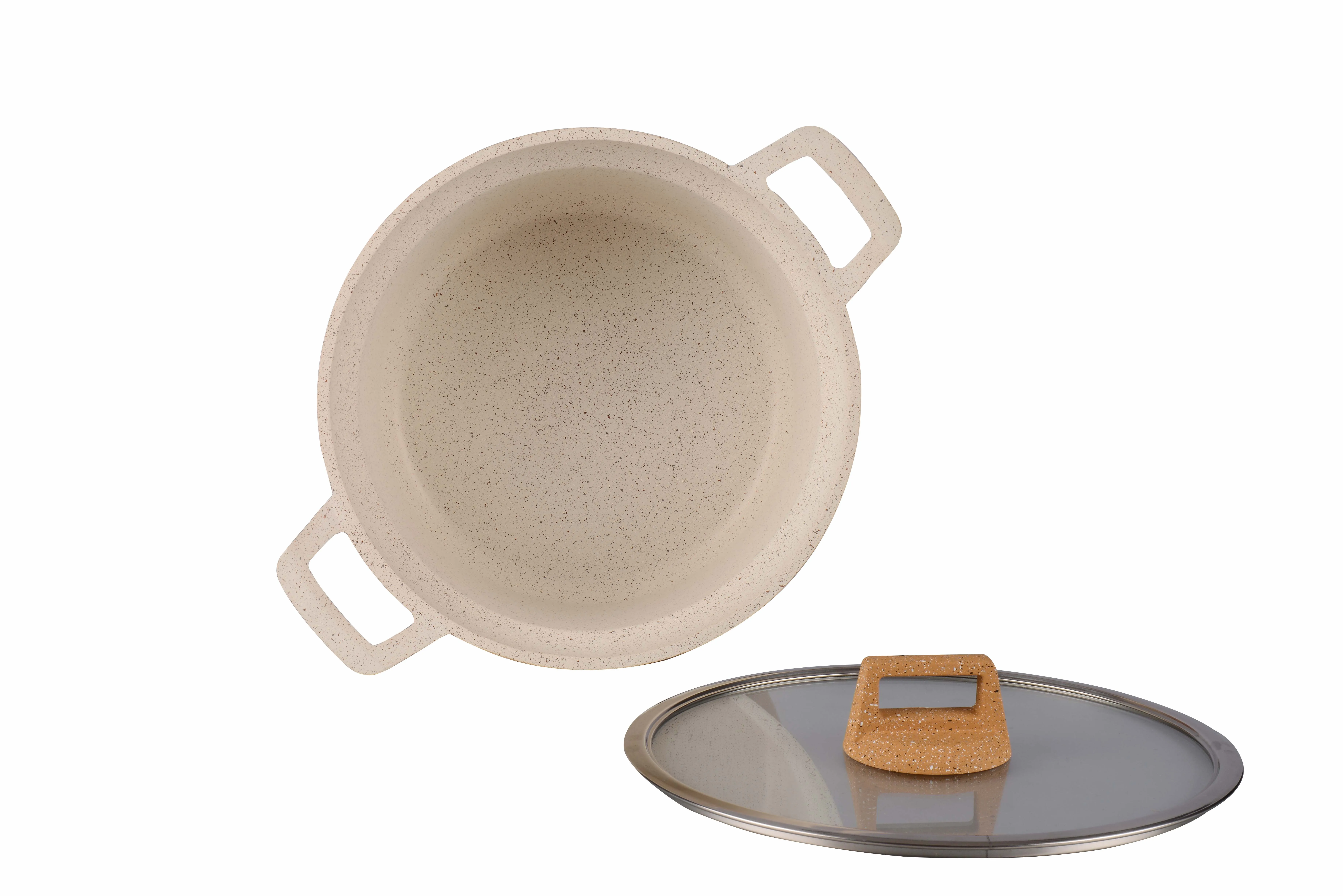 Yongkang kitchenware aluminium nonstick cooking pot die cast cookware set