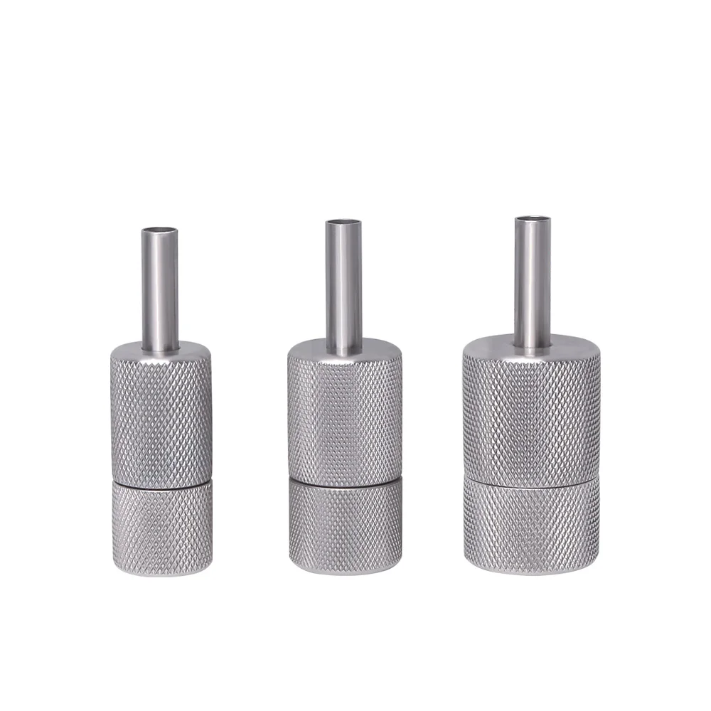 Stainless steel self-locking Tattoo grip (22mm 25mm 30mm) for coil tattoo machine and rotary tattoo machine