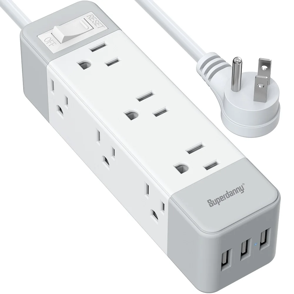 Новый дизайн электротехническое оборудование плоский разъем 9 розетка с 3 портами (стандарт розетки удлинитель от перенапряжения переменного тока