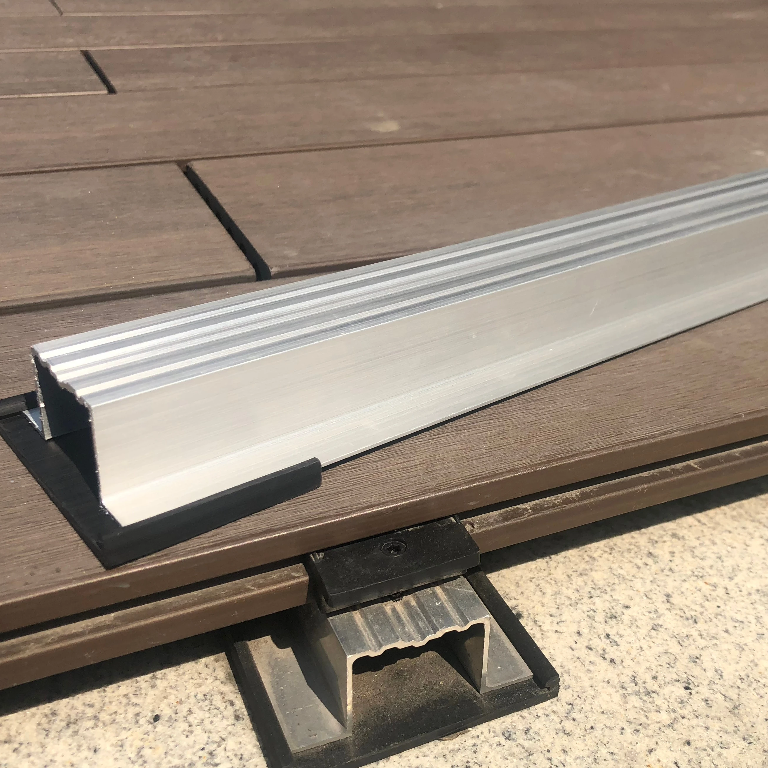 Водонепроницаемый wpc настил аксессуары для пола aluninum joist