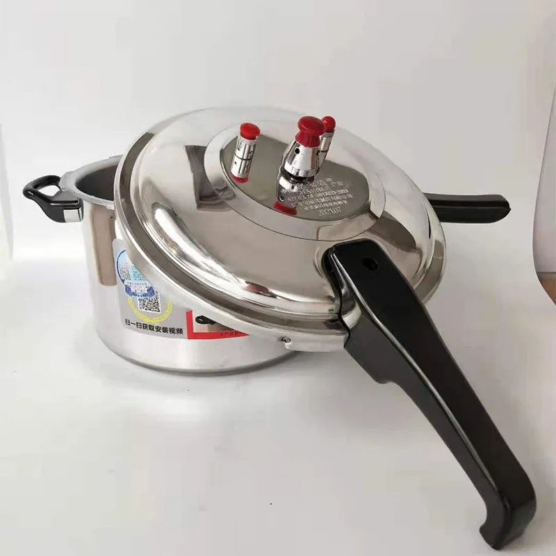 Gas and Induction Cooker Hotel Pressure Cooker with Multiple Safety Space Black 18-20-22-24-26-28-30-32CM pressure cooker