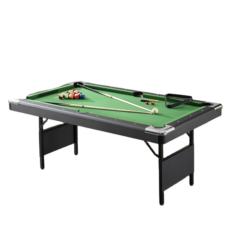 Custom Billiards Price Pool Table Steel Metal Corner Dining Snooker With Pool Cue