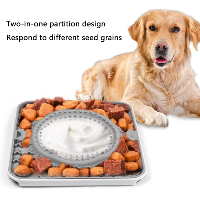 Hot Dog Lick Mat Peanut Butter Pad with