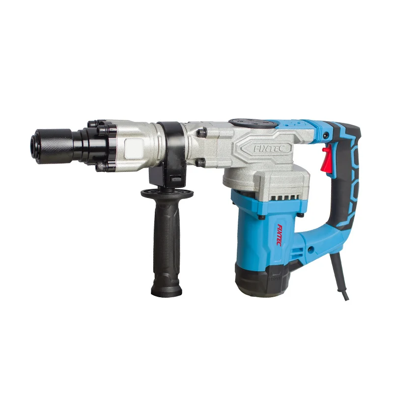FIXTEC 1500W Power Hammer Drills 900-2100BPM Demolition Hammer with BMC+Color Box