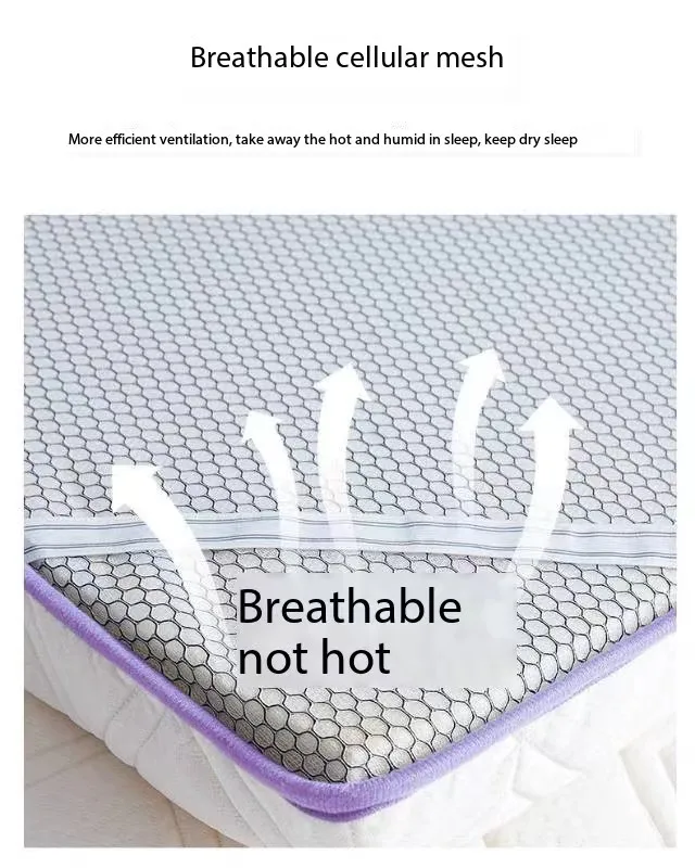High quality Thai natural latex memory cotton breathable collapsible latex mattress for sleeping on the bed
