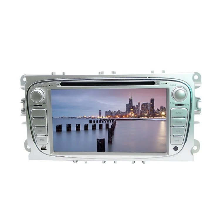 YHT 7 inch Touch Screen 2 Din Car Multimedia Player for Ford Focus 2008-2010 Car Radio With Navigation System Wifi BT