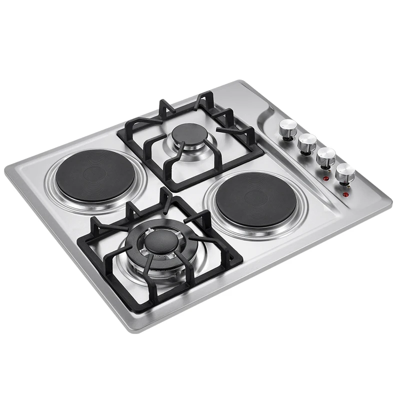 4 Burner Gas Cooktop Factory New Model Built In Electric Gas Stove With High Quality