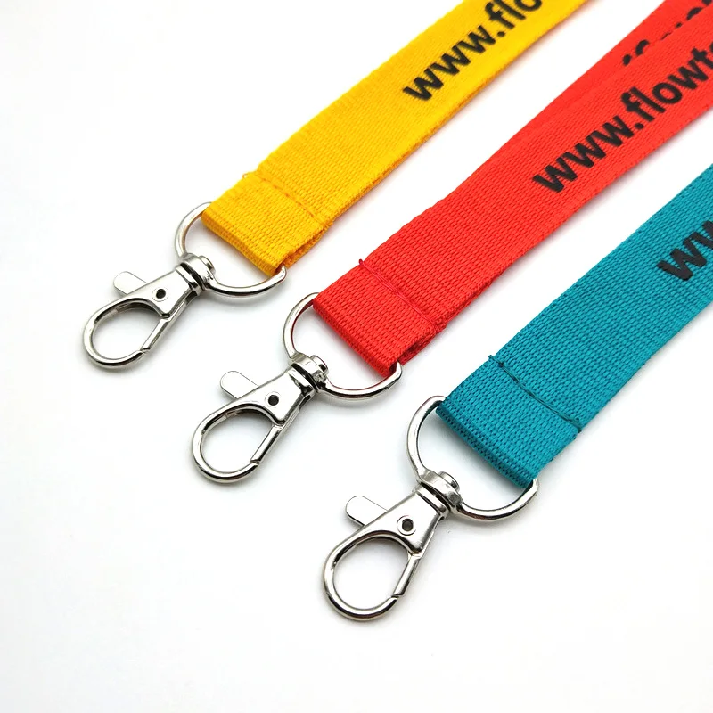 Full Color Printing Minimum Order Lanyards Manufacturer Cheap Personalized Neck Tool Printing Custom Polyester Lanyards