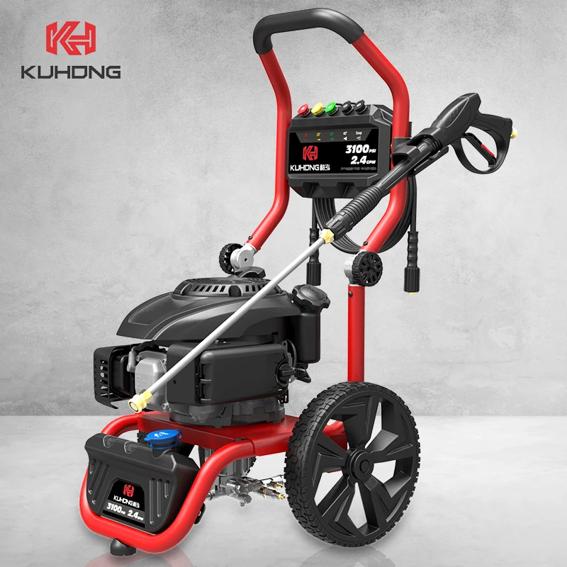 KUHONG 180 бар 2610psi Китай бензиновый мойщик высокого давления двигатель многофункциональный очиститель