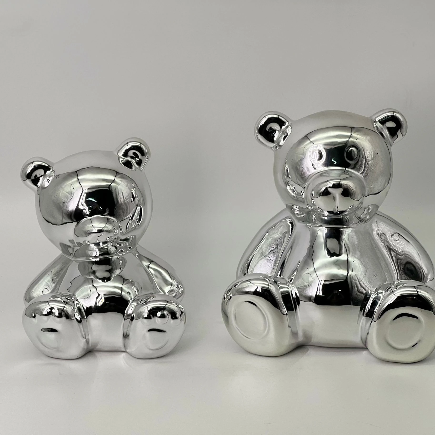 Cute Twist Candy Machine Money Saving Box for Kids Coin Bank PS ceramic silver Bear Classic Customized Style Color Large