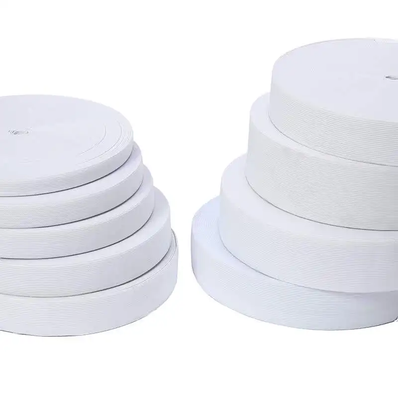 Free sample 1.5cm/2cm/2.5cm/3cm/3.5cm high quality ribbon  Flat Knitted Elastic chair webbing wrist Elastic Band