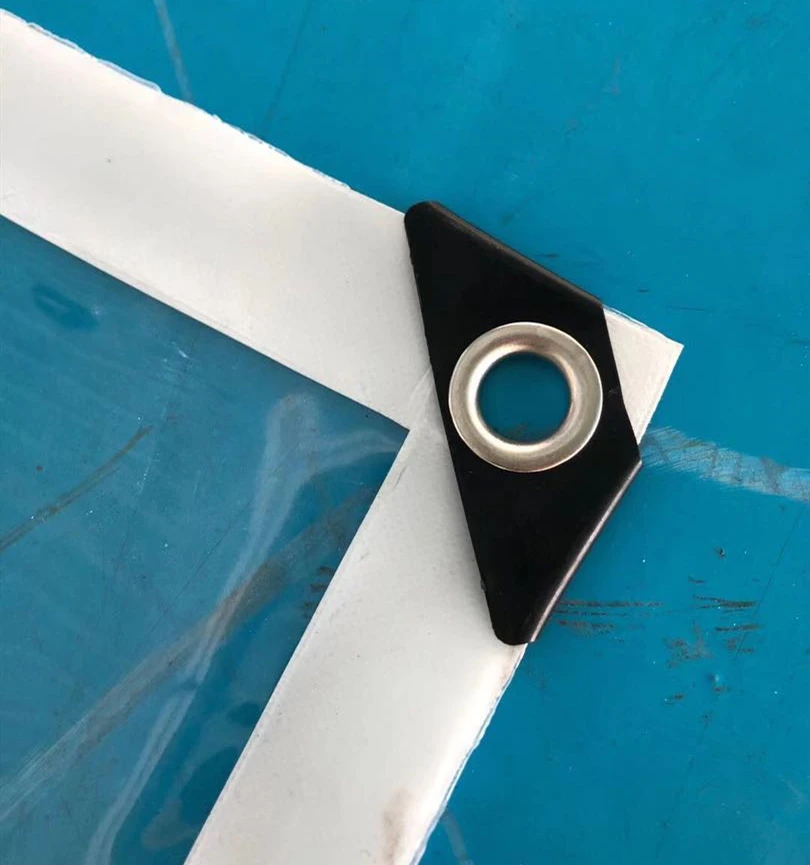 Clear Tarp Waterproof Curtain With Eyelets PVC Pergola Side Panels Balcony Transparent Plastic Curtain