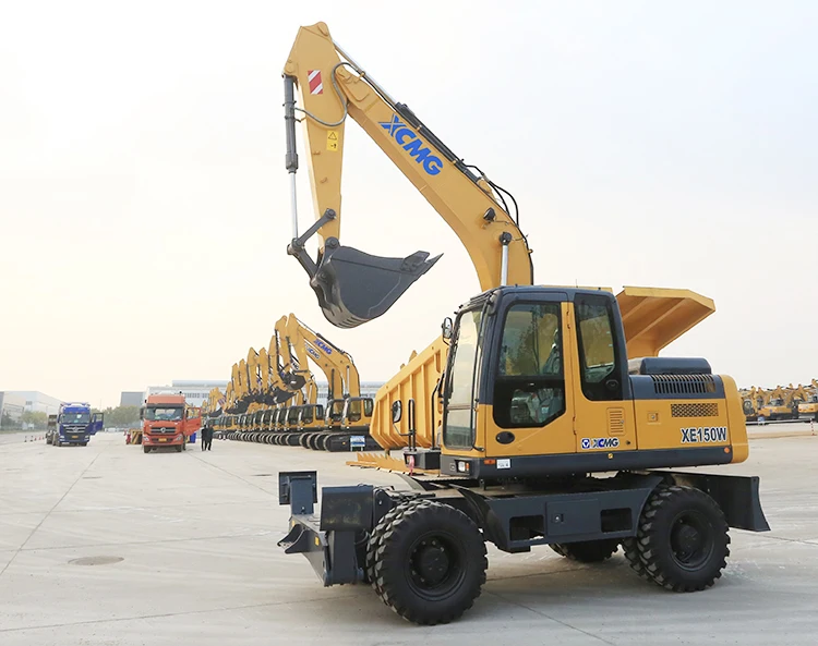 XCMG Official XE150WB Multifunctional Used 15 Ton Bucket Wheel Excavator for Sale