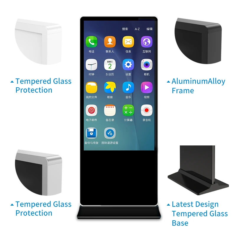 multi-function advertise Screen Indoor Digital Signage Player/Totem/Kiosks for display