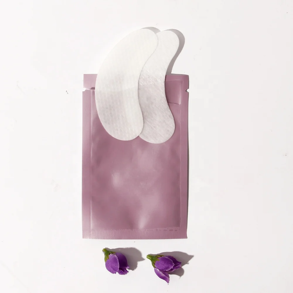 Salon Use Professional Eyelash Patches Wholesale Eyelash lint free mesh film Eye Patch Under Gel Pads For Lash Extensions