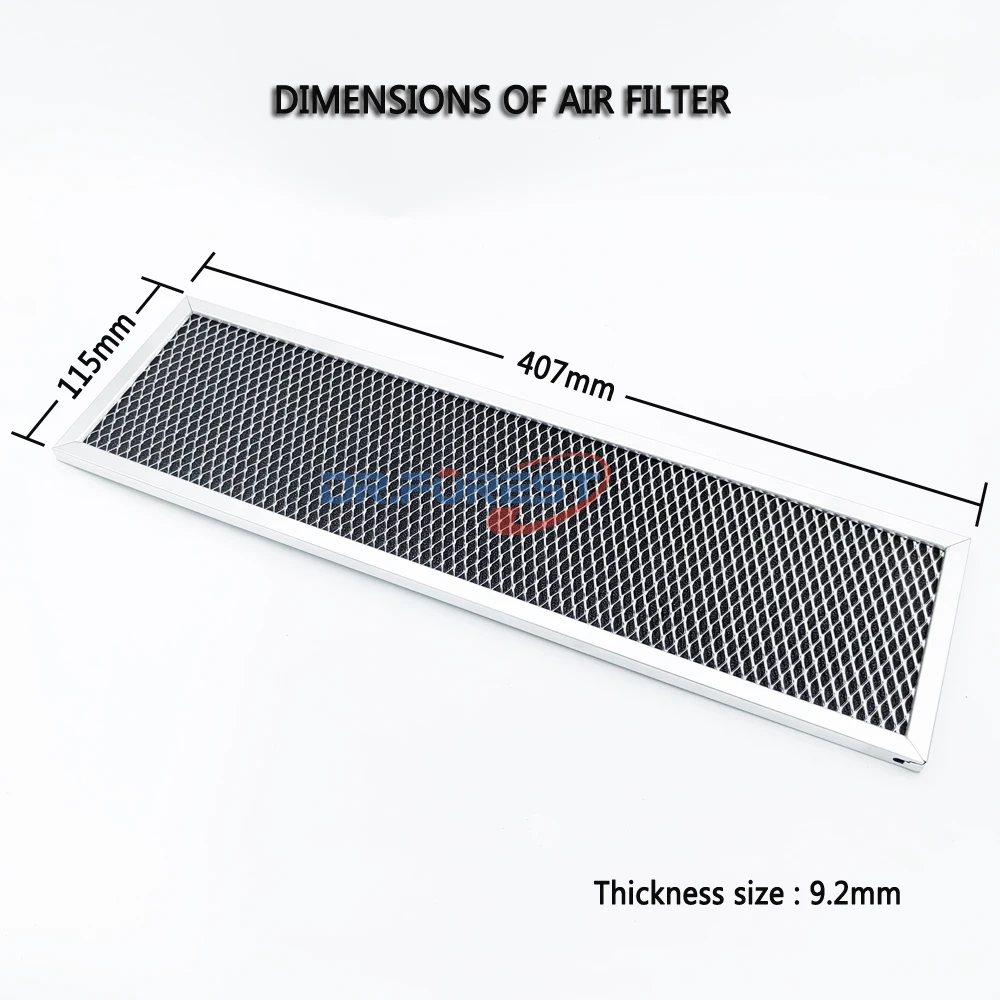 Supply HVAC Air conditioner Black Charcoal Polyurethane cotton Replacement Recirculating Aluminum Mesh Pre Filter