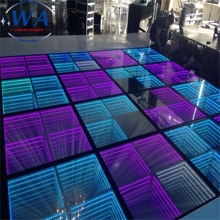 Украшение для ночного клуба, сценический 3D светящийся танцпол для диджея