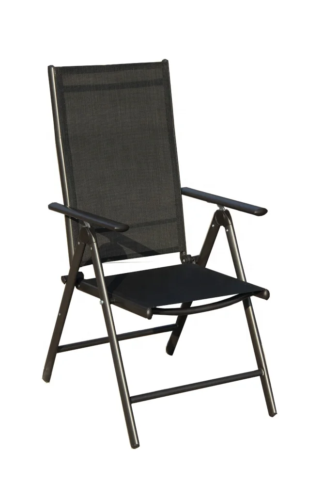 outdoor aluminum most comfortable folding chair with armrest