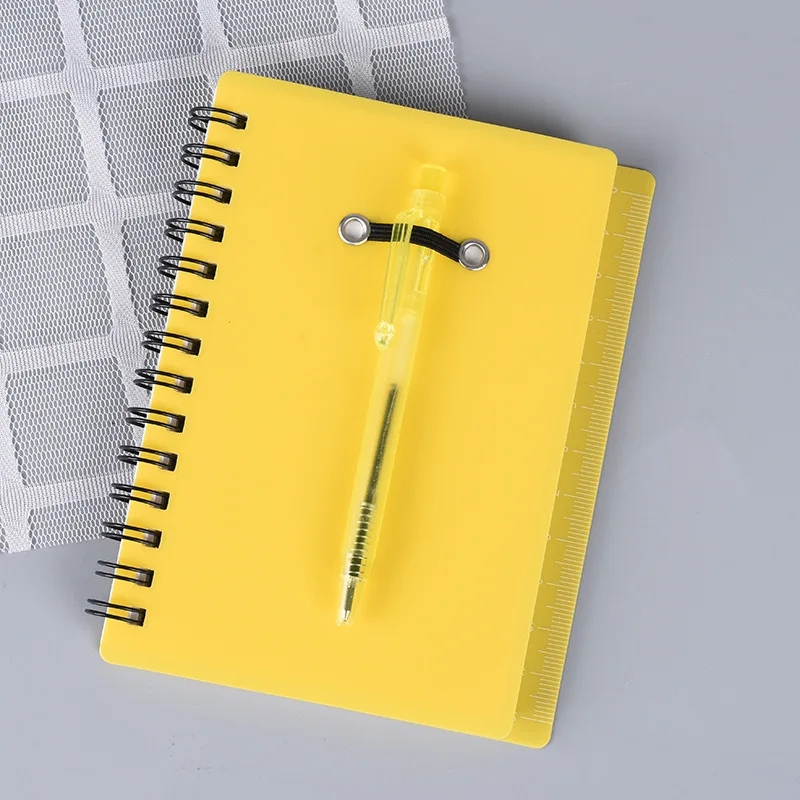 Inspirational Lined Spiral Notebook with Pen and Sticky Notes Lined Notepad with Pen in Holder Notebooks for Work Lined Notepad
