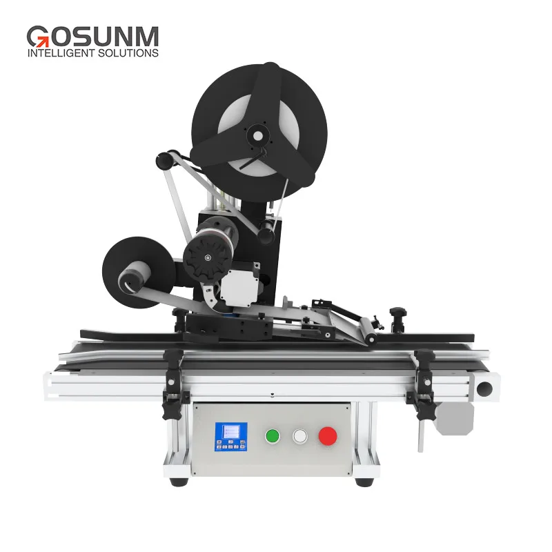 GOSUNM High-accuracy within 1mmAutomatic Flat Labeling Machine Horizontal Square Bottle Labeling Machine