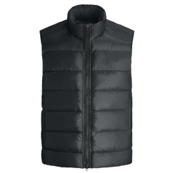 Pink Fashion high street style Utility multi-pockets men autumn winter custom puffer down vest men