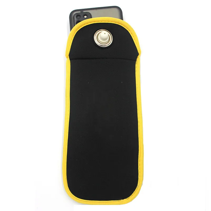 Custom Logo Neoprene Magnetic Locking Mobile Phone Bag Lockable Mobile Pouch Collection Smart Phone Bag For High School Students