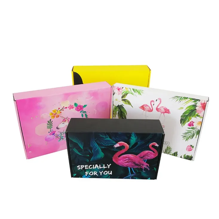 2021 wholesale rigid disposable delivery shipping mailing mailer gift box