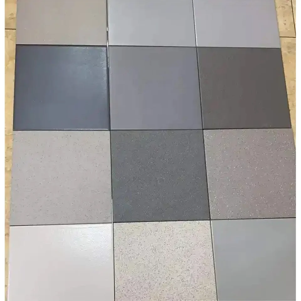 GUCI glazed thick matte ceramic tile rectangle non slip for supermarket square plaza floor outdoor indoor 200x200 200x100