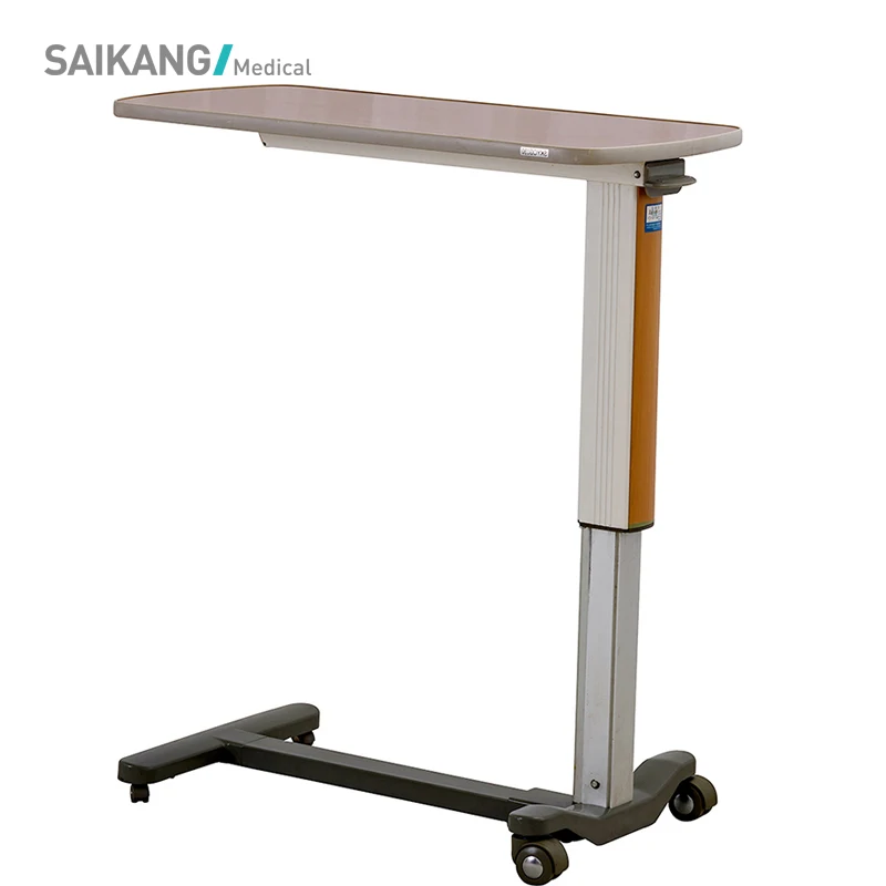 SKH046 Over Bed Table With Plastic Top Surface