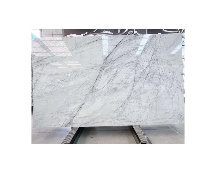 Italy Style Milas Lilac Himalayas White Marble Slab For Interior Bathroom Living Room Floor And Wall Feature Wall